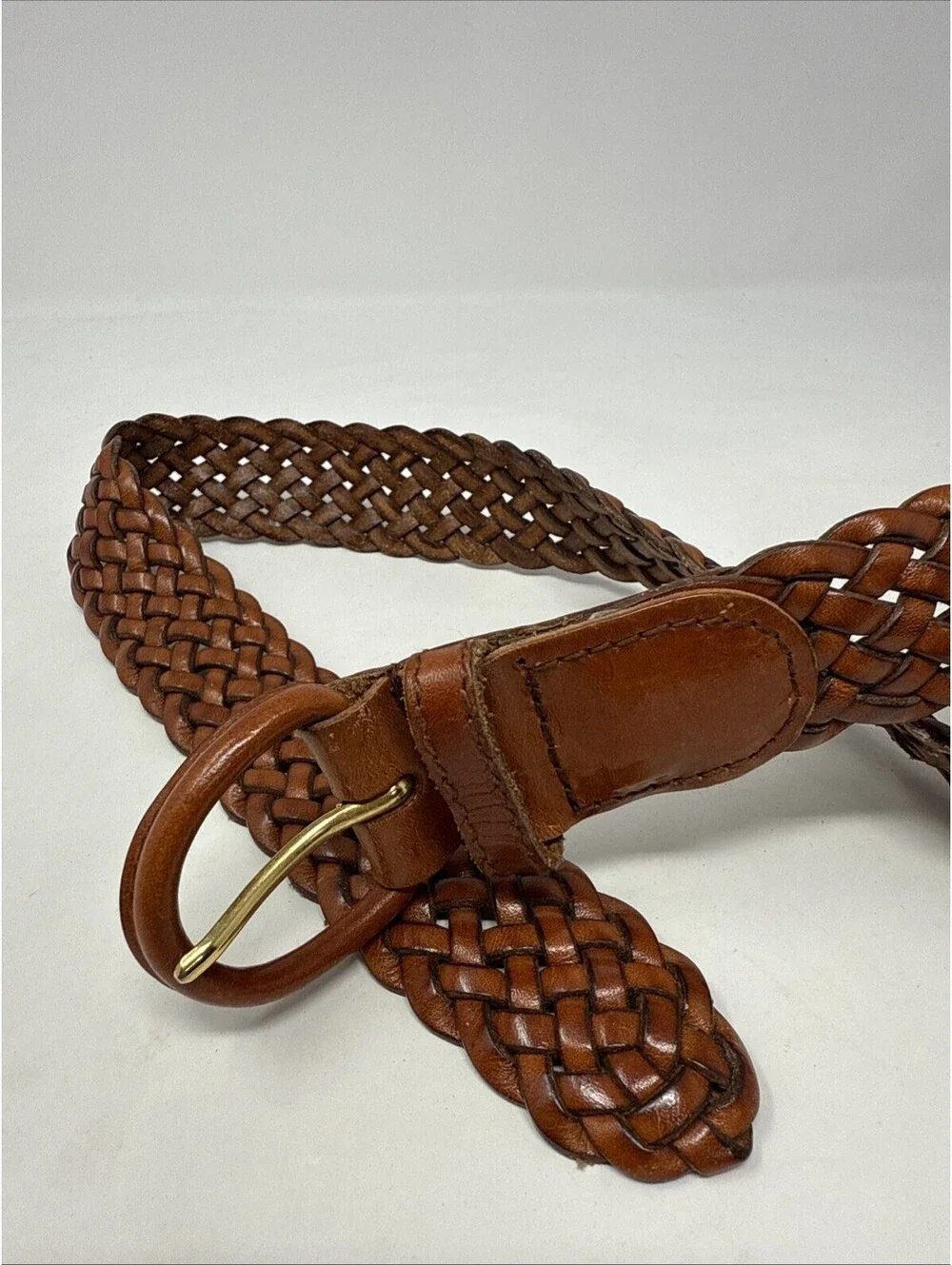 Talbots Genuine Leather Light Brown Belt Size Medium
